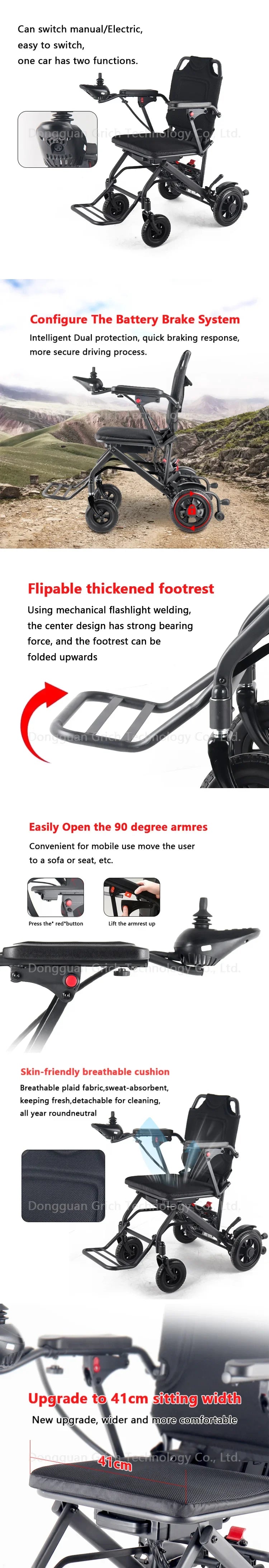 Recline powered wheelchair electric Folding Wheelchair, with Remote Mobility - MobilityBuy.com