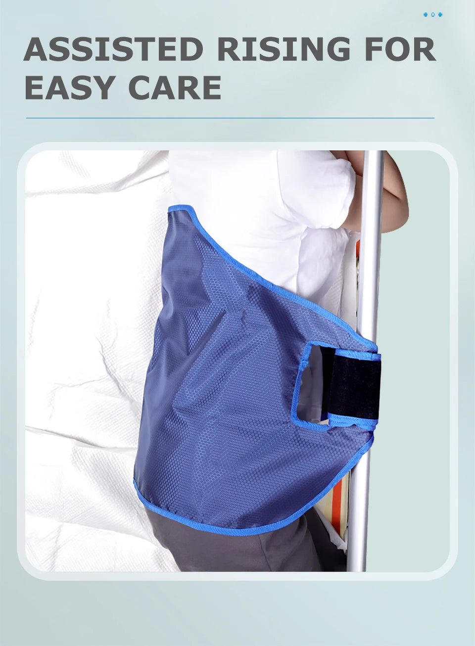 Elderly transfer sling by MobilityBuy, designed for safe patient turning and bed transfers with comfort and support.