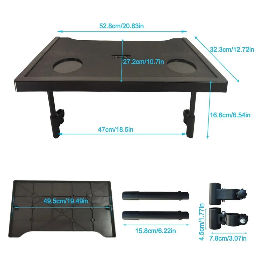 Lightweight Detachable Wheelchair Tray Table Easy To Install Waterproof - MobilityBuy.com 