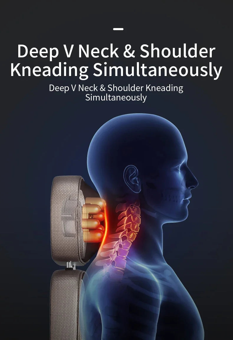 Massage Chair Full Body Kneading Neck Back Waist Leg Infrared Heating - MobilityBuy.com