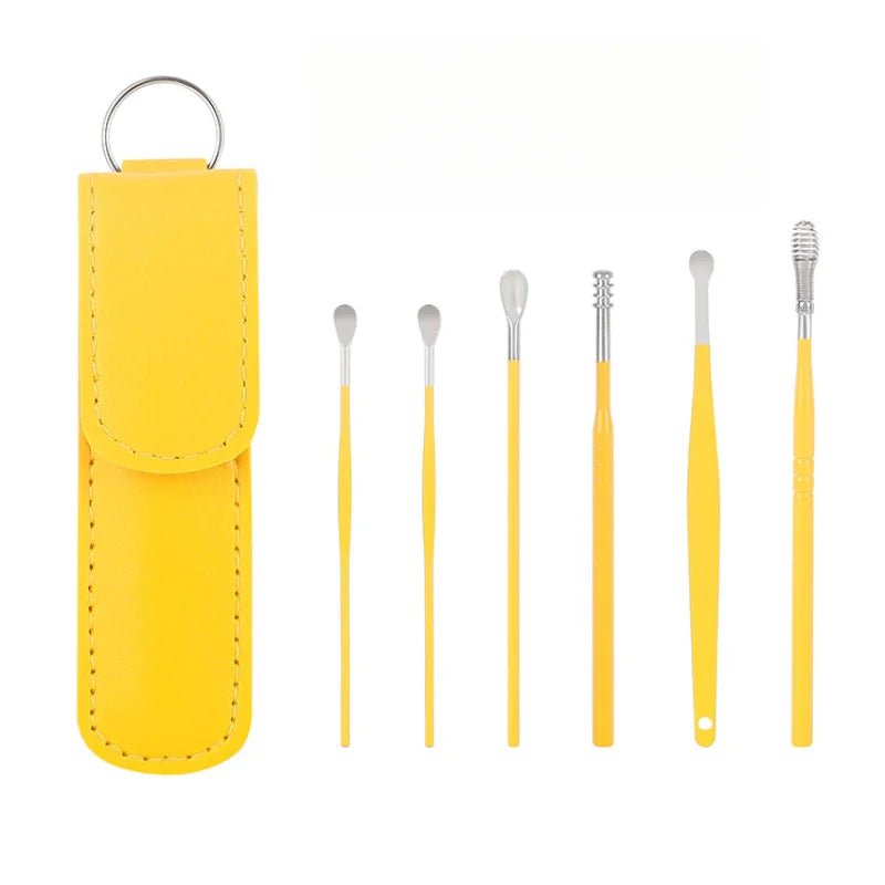 Effective earwax cleaning tool set by MobilityBuy, featuring various wax removal tools for safe ear hygiene.