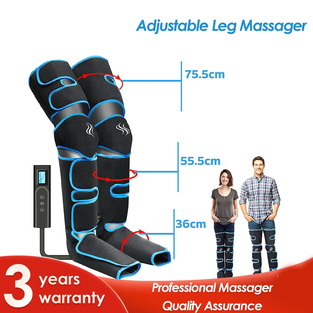 Air pressure leg massager blood circulationr, muscle relaxation - MobilityBuy.com 