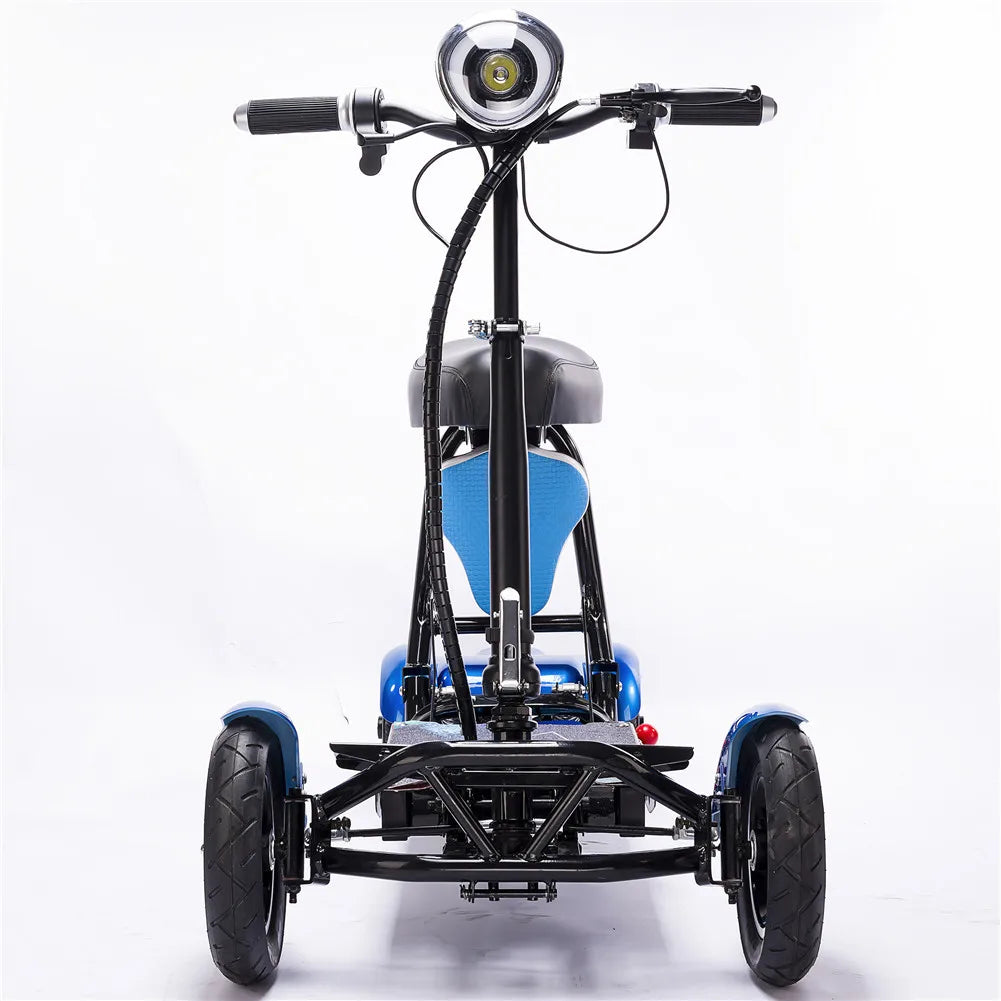 Foldable Electric Scooter Dual Motor Four Wheel For Elderly And Disabled - MobilityBuy.com 