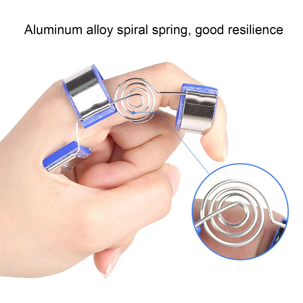 Spring finger splint by Aliexpress designed for rehabilitation and training to straighten fingers effectively.