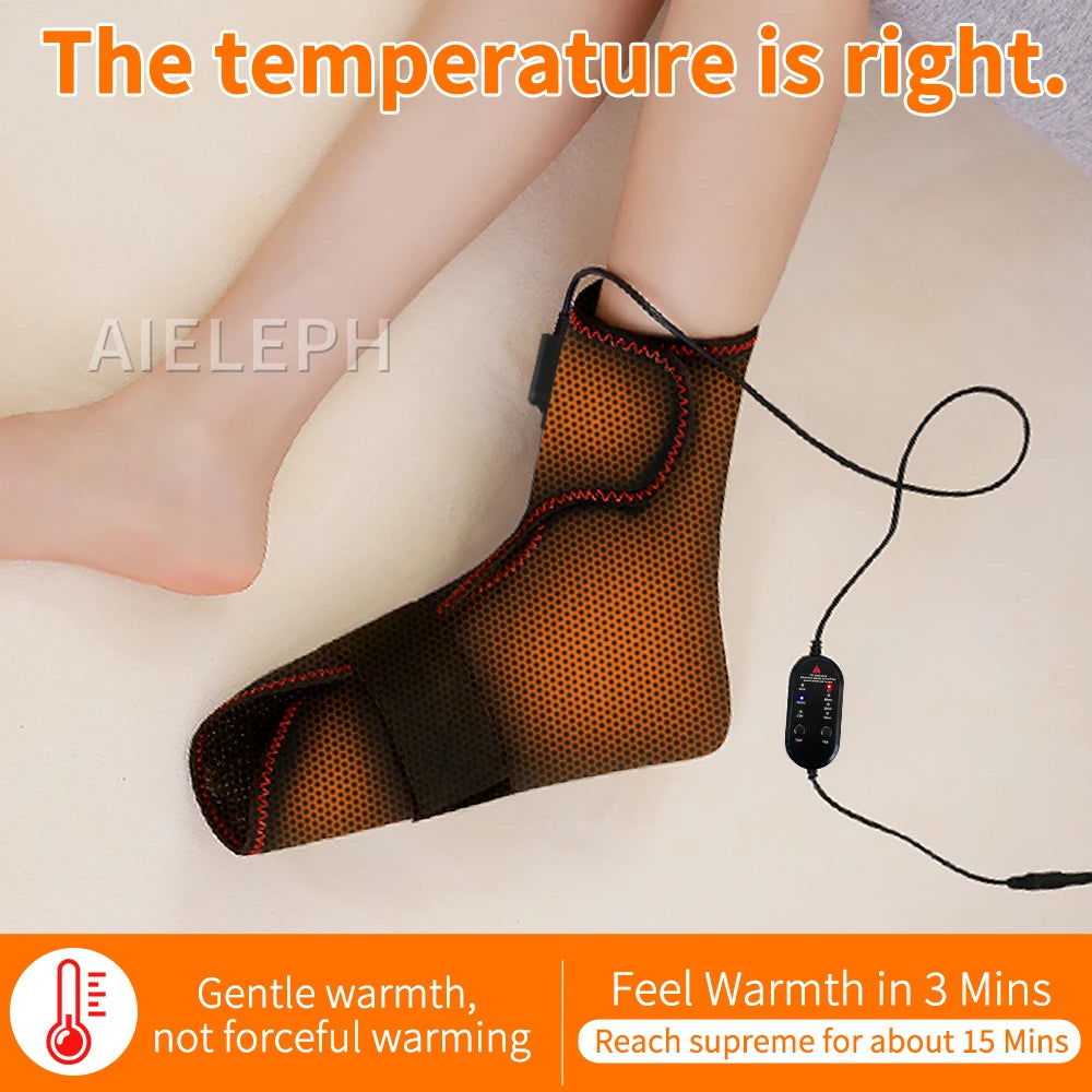 Electric Foot Massager with Heat & Warmth Vibration Relief Pain - MobilityBuy.com 
