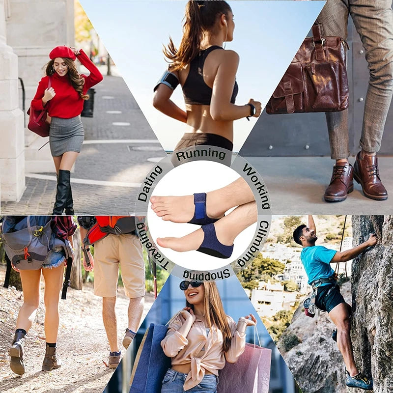 Gel heel cushion socks featuring heel cups pads for enhanced comfort and support in heel care.