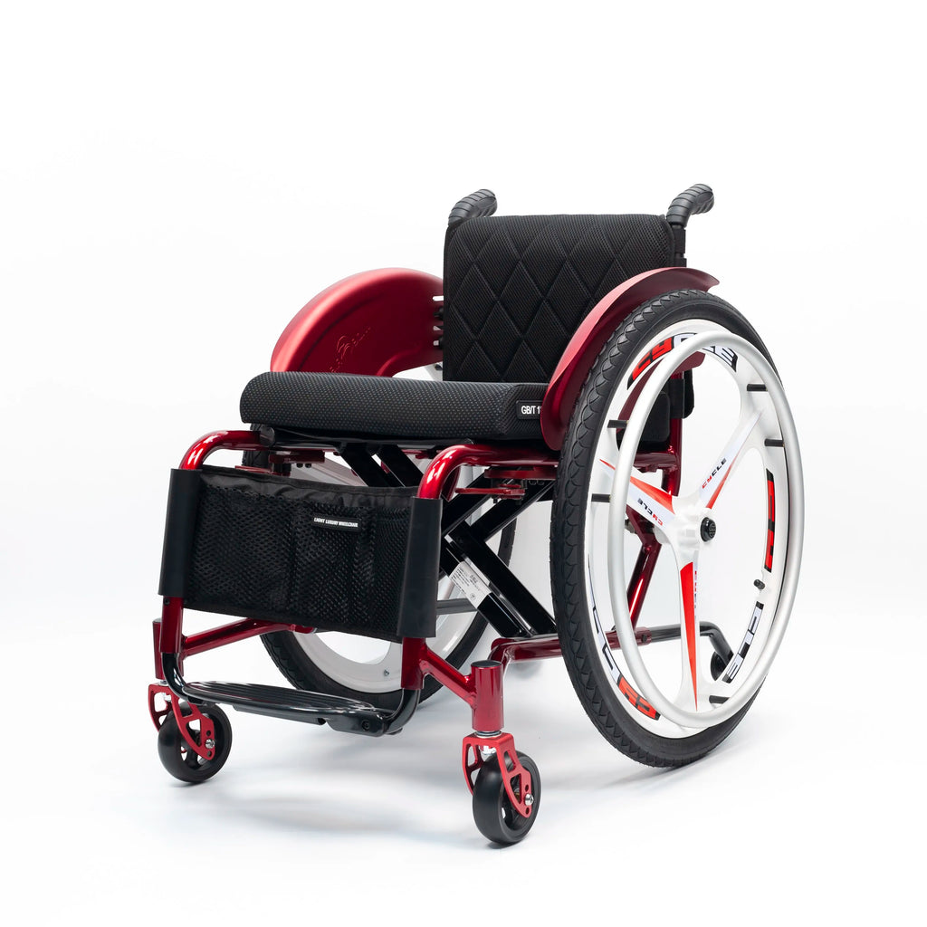 Lightweight Folding Sports Wheelchair 5803 for Adults and Seniors Colorful - MobilityBuy.com 