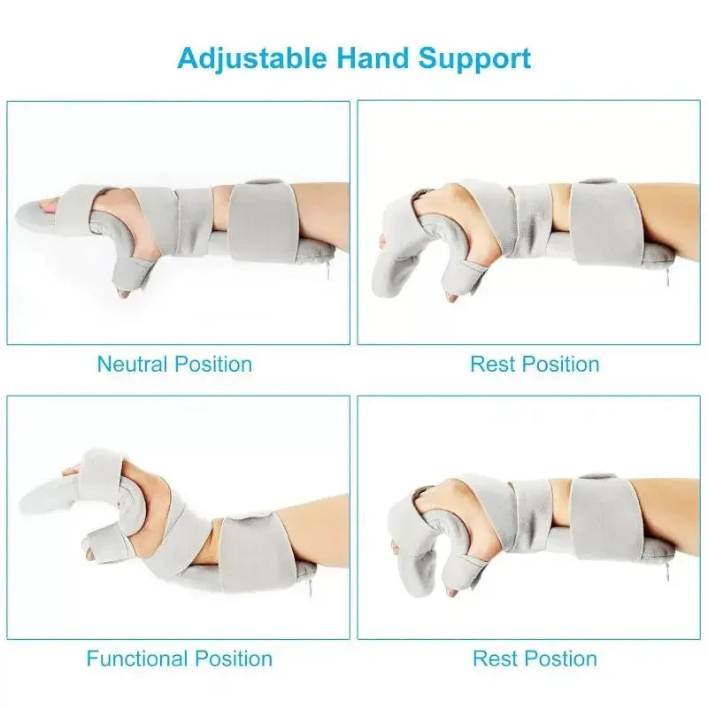 Adjustable Stroke Hand Brace Support splint by MobilityBuy, featuring ergonomic design for optimal hand support and comfort.