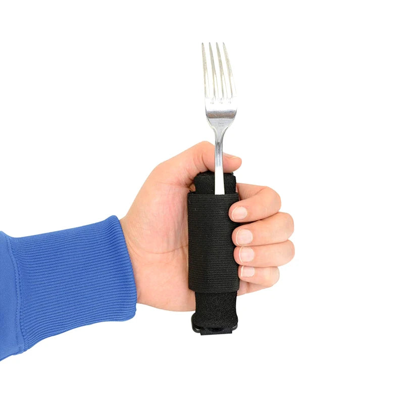 Cutlry Cuff Holder Strap Elastic Eating Assistance Cuff - MobilityBuy.com