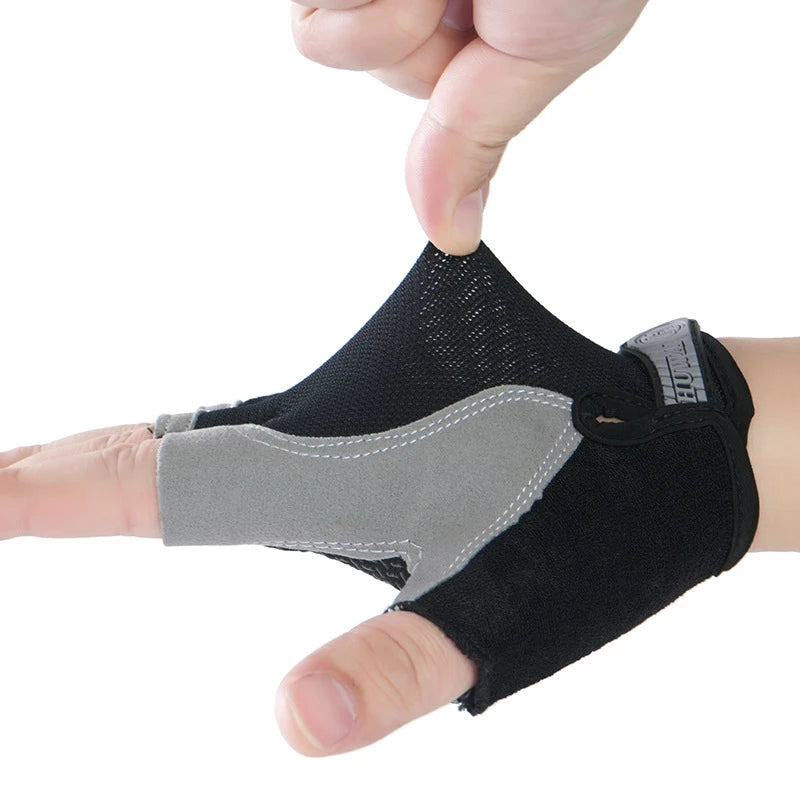 Pushing Gloves for Wheelchair, Cycling, Gym Fingerless Gloves