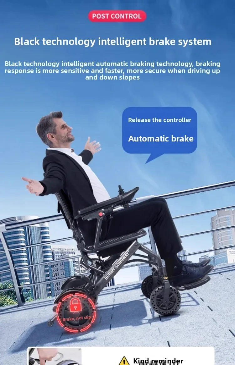 Small wheelchair lightweight foldable hand-pushed or electric powerd wheelchair - MobilityBuy.com