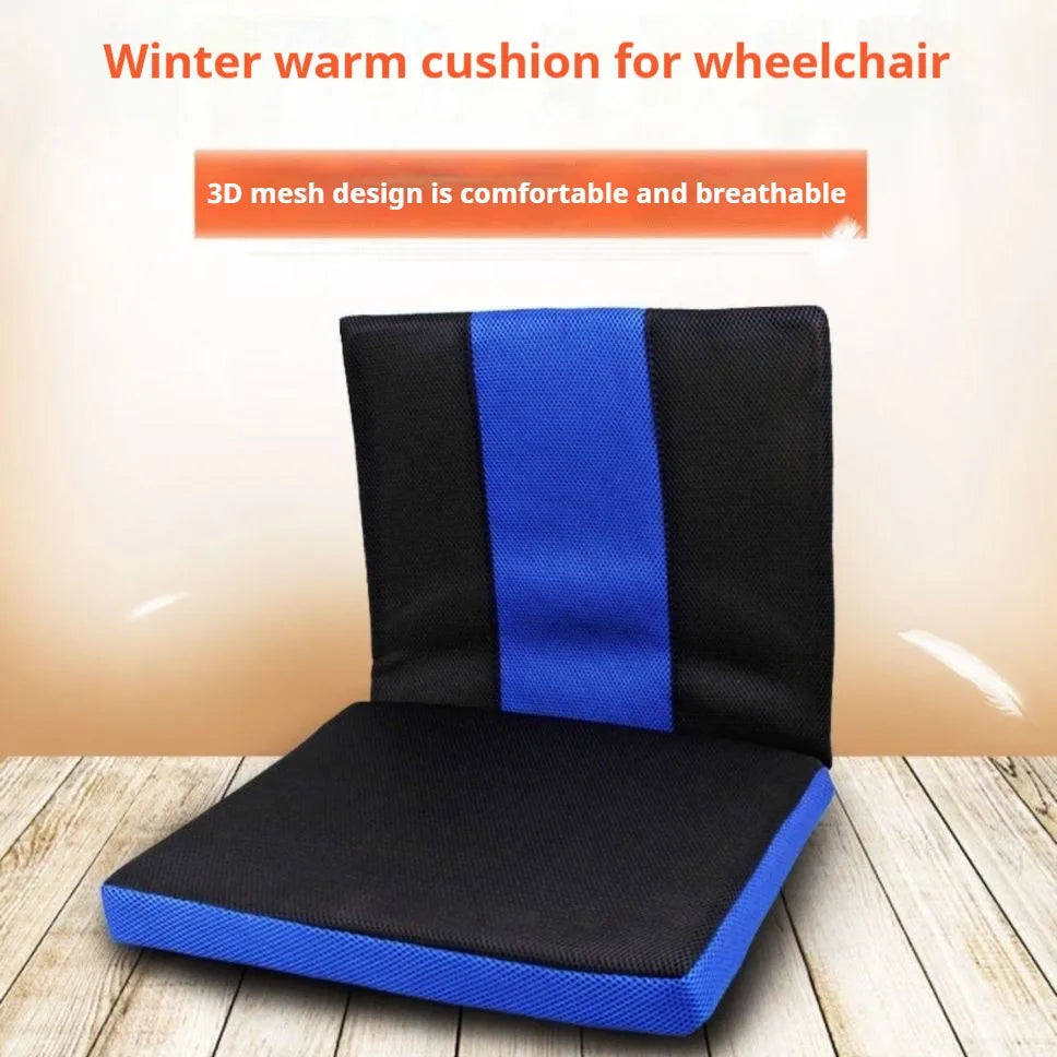 Wheelchair Cushion Backrest Posture Corrector Chair Seat Mat Breathable
