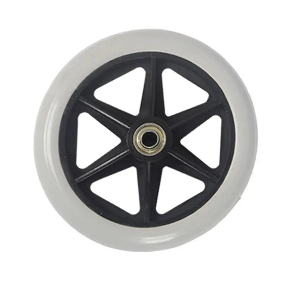 Universal 5 6 7 8 Inch Wheelchair Front Castor Wheel Wear Resistant Solid Tire - MobilityBuy.com 