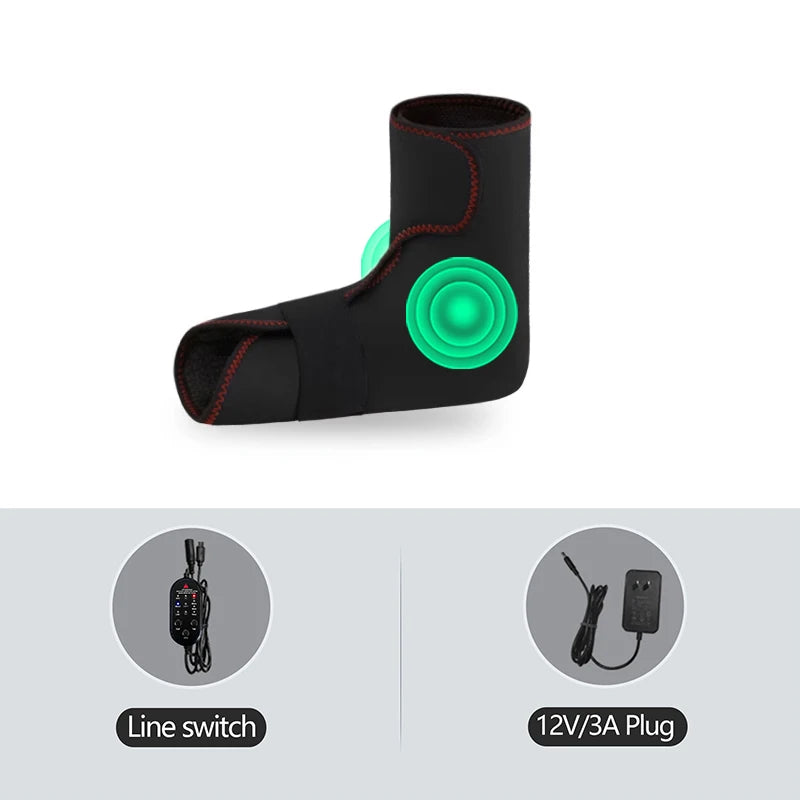 Electric Foot Massager with Heat & Warmth Vibration Relief Pain - MobilityBuy.com 