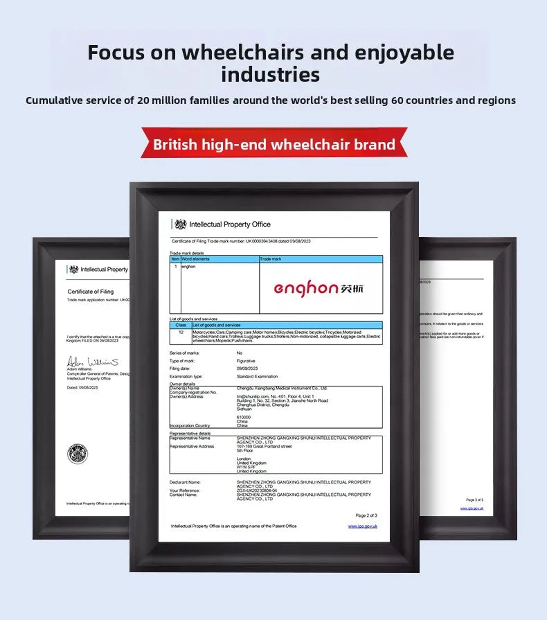 Small foldable, lightweight wheelchair - travel, portable trolley for airplanes - MobilityBuy.com