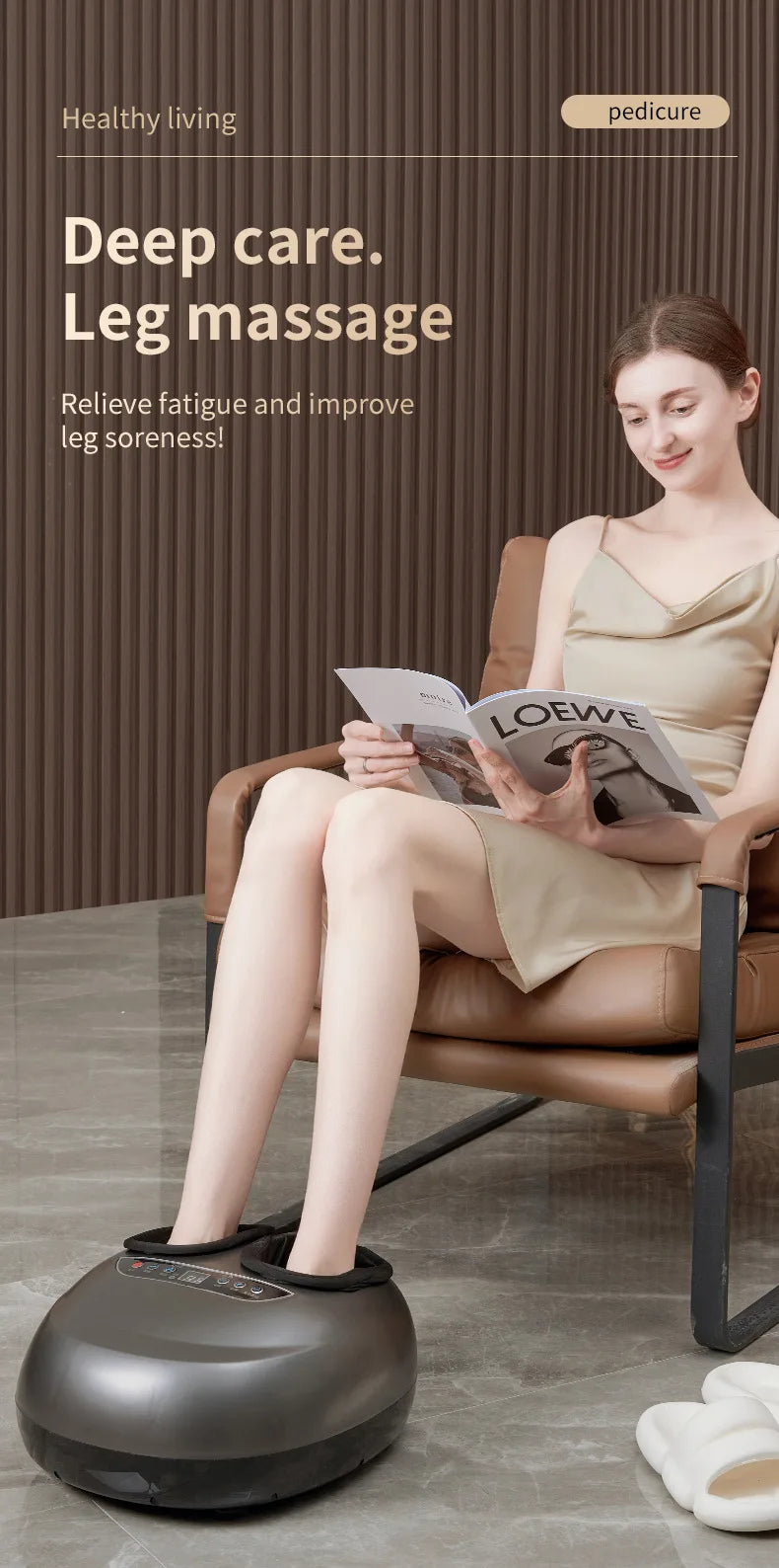 Intelligent Kneading Leg Fully Wrapped Airbag Foot Massage - MobilityBuy.com 