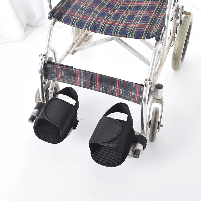 Aliexpress wheelchair leg restraint strap featuring durable material for secure foot protection and comfort.