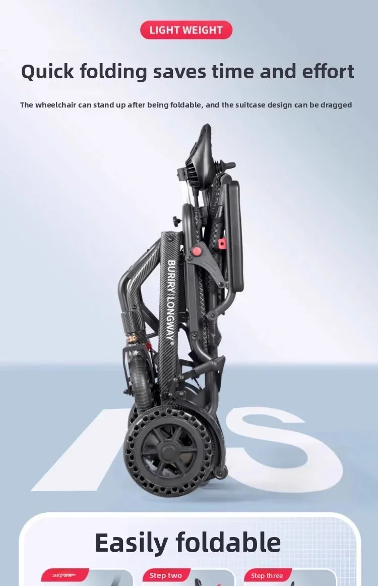 Small power wheelchair, lightweight, foldable - MobilityBuy.com