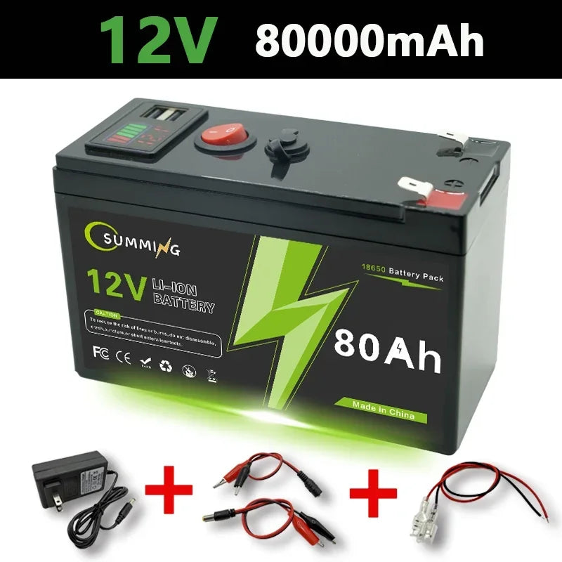 12V 150Ah rechargeable lithium mobility battery with a compact design, suitable for various applications.
