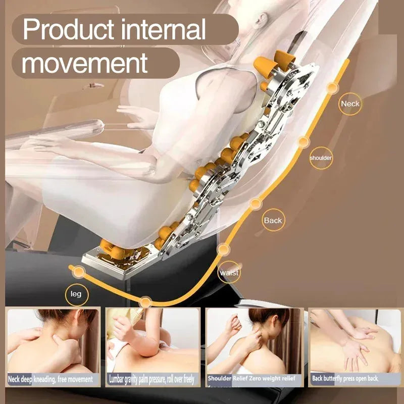 Full Bosy Airbag Massage Chair Zero Gravity Recliner, 3-Year Wareenty - MobilityBuy.com