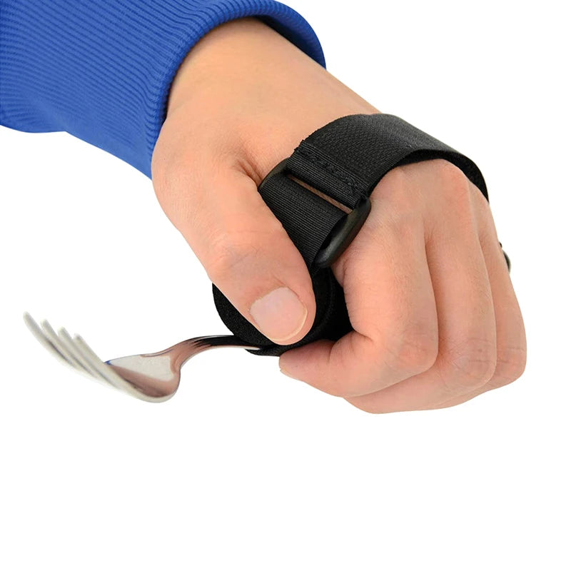 Cutlry Cuff Holder Strap Elastic Eating Assistance Cuff - MobilityBuy.com