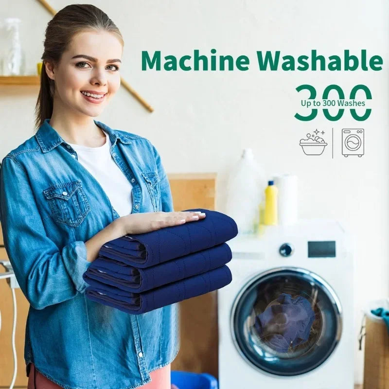 Washable Aliexpress incontinence pad, waterproof design for bedridden use, featuring a soft, absorbent surface.