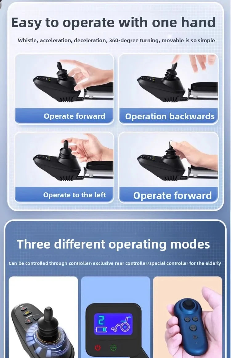 Small power wheelchair, lightweight, foldable - MobilityBuy.com