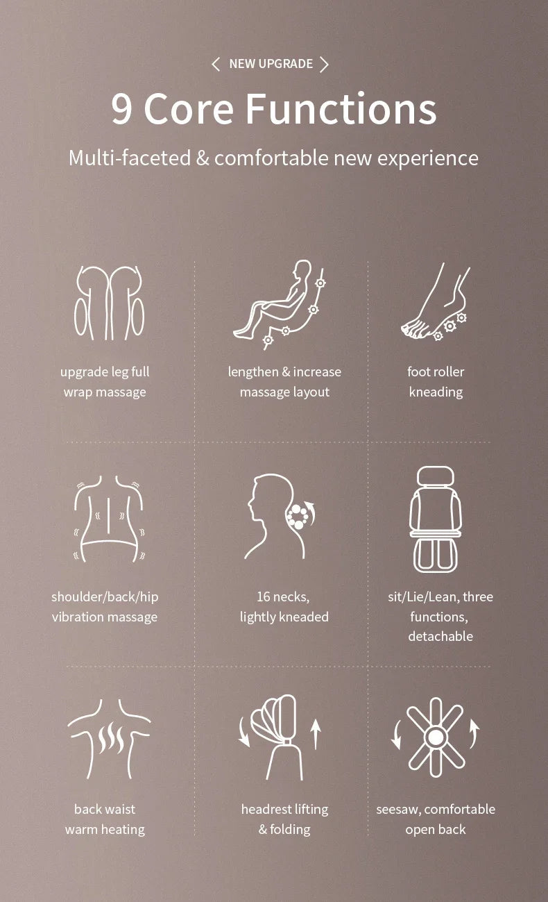 Massage Chair Full Body Kneading Neck Back Waist Leg Infrared Heating - MobilityBuy.com