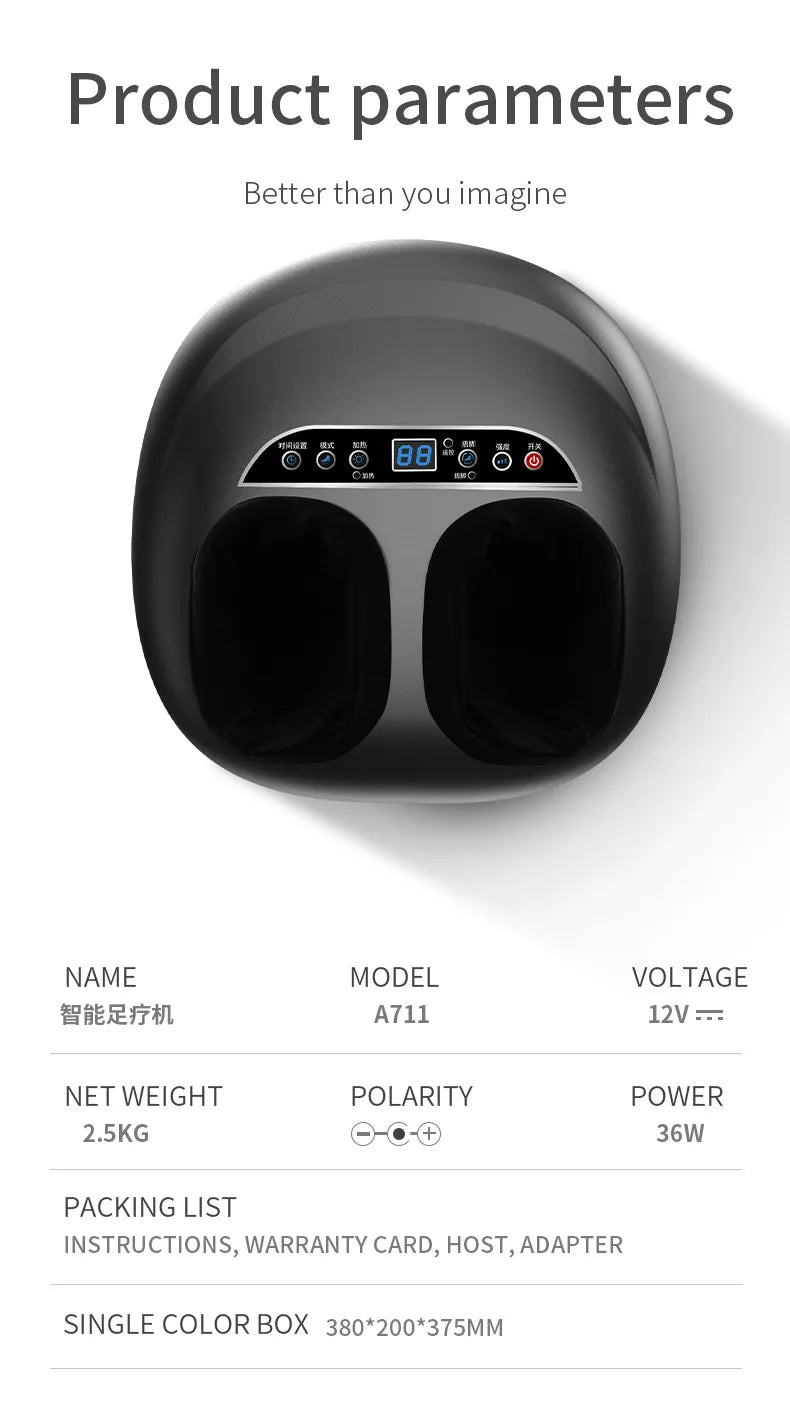 Intelligent Kneading Leg Fully Wrapped Airbag Foot Massage - MobilityBuy.com 