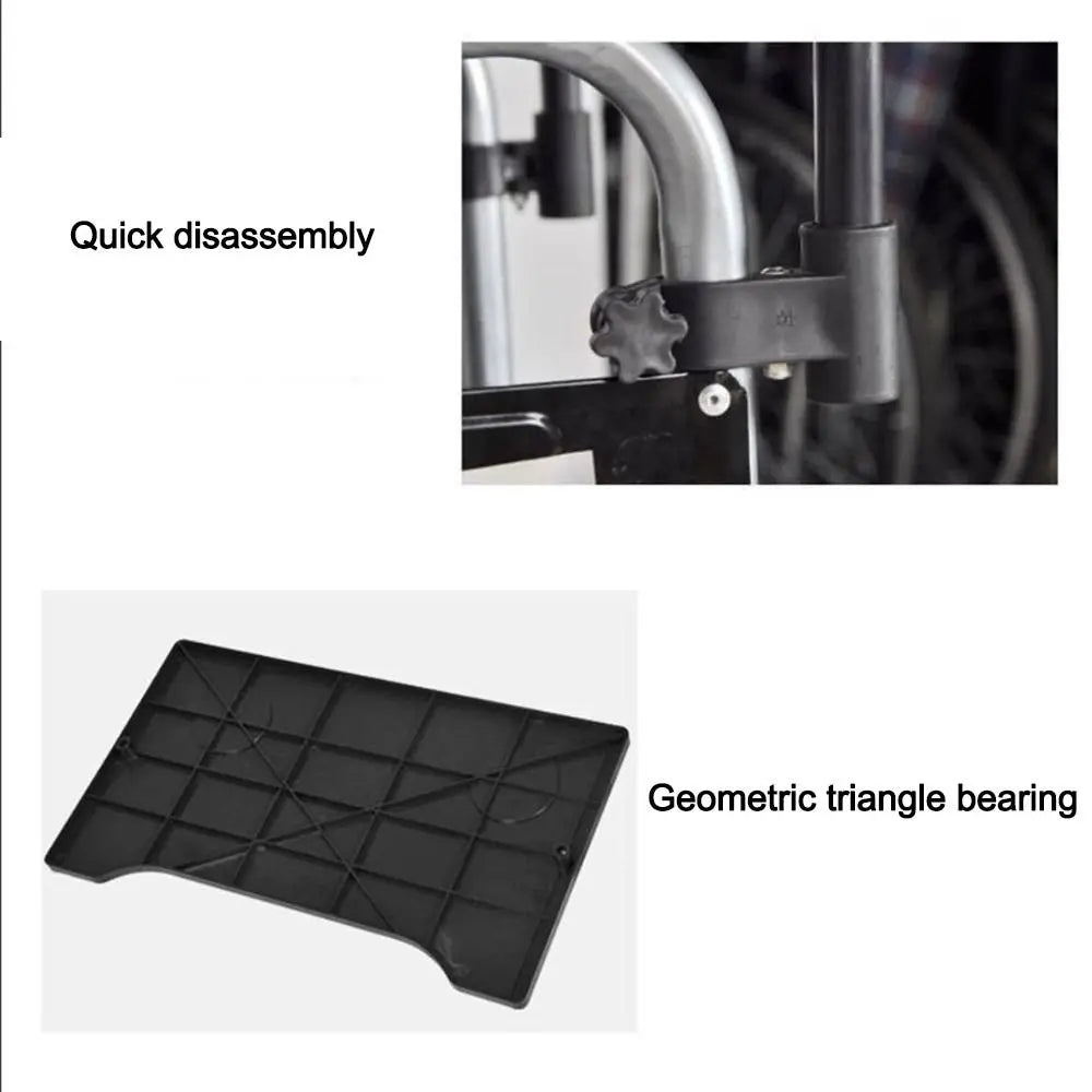 Lightweight Detachable Wheelchair Tray Table Easy To Install Waterproof - MobilityBuy.com 