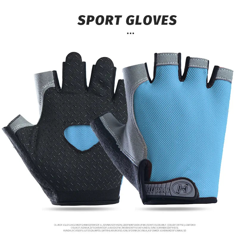 Pushing Gloves for Wheelchair, Cycling, Gym Fingerless Gloves