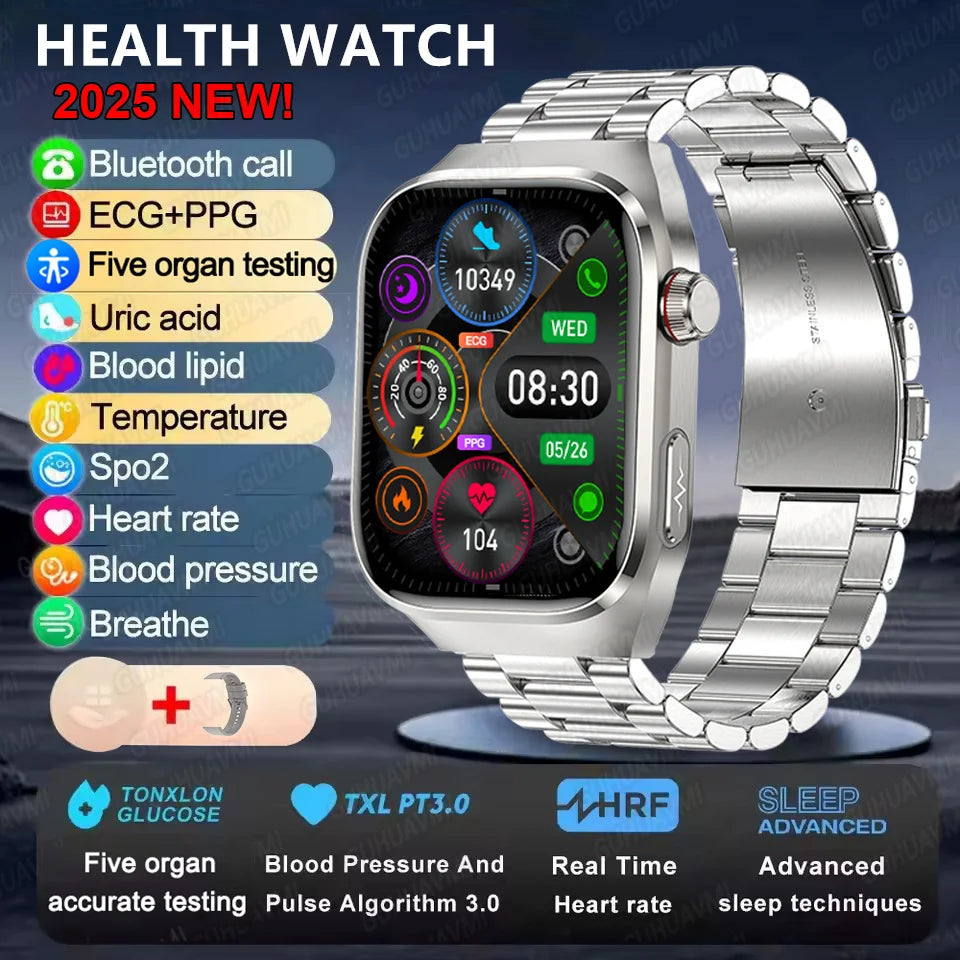 2025 New Micro Physical Examination Smart Watch - Health Stats, Bluetooth Call - MobilityBuy.com