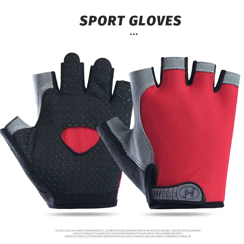 Pushing Gloves for Wheelchair, Cycling, Gym Fingerless Gloves