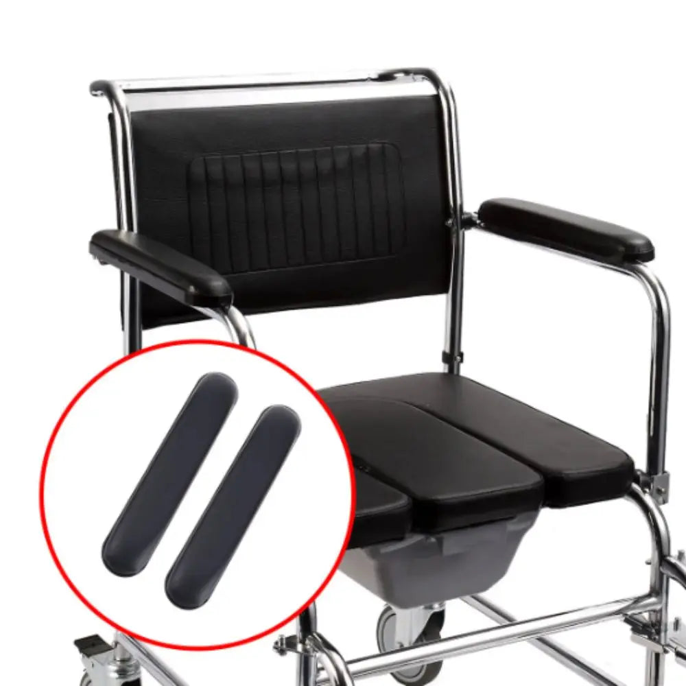 Leather sponge wheelchair armrest replacement by Aliexpress, showcasing a cushioned armrest design for comfort.