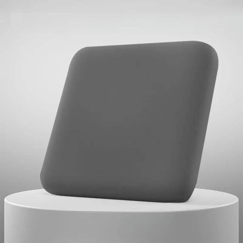 Ultra thick soft foam seat cushion by MobilityBuy.com in gray for office and car lumbar support