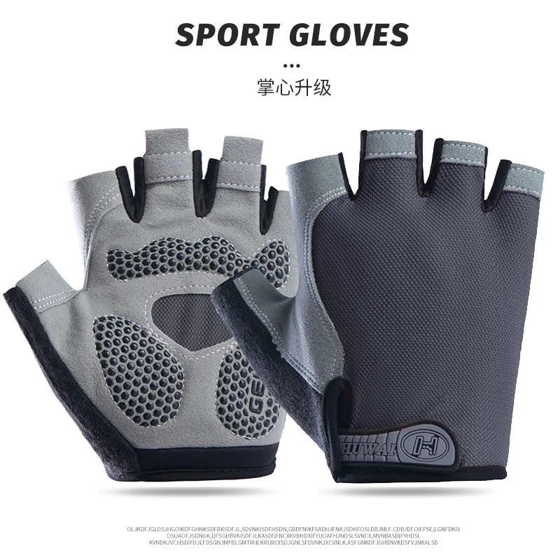 Pushing Gloves for Wheelchair, Cycling, Gym Fingerless Gloves