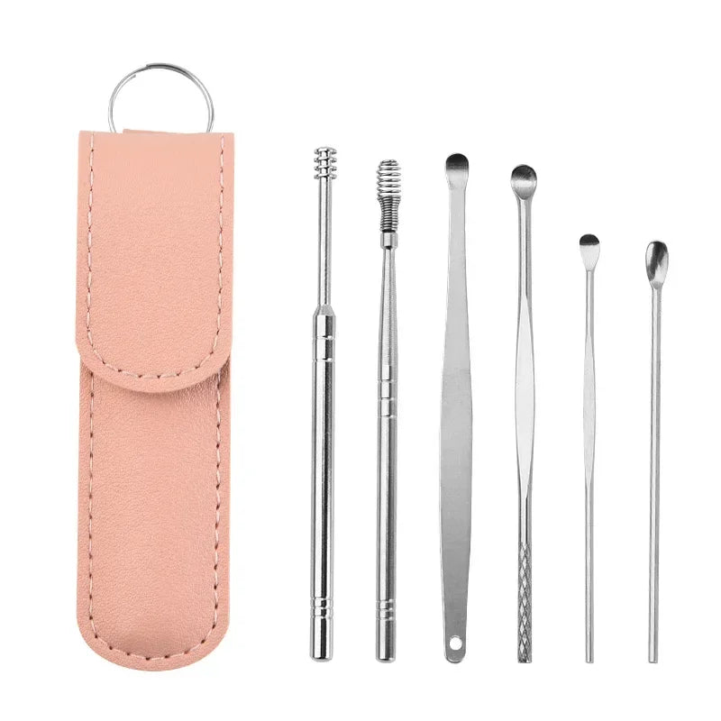 Effective earwax cleaning tool set by MobilityBuy, featuring various wax removal instruments for safe ear hygiene.