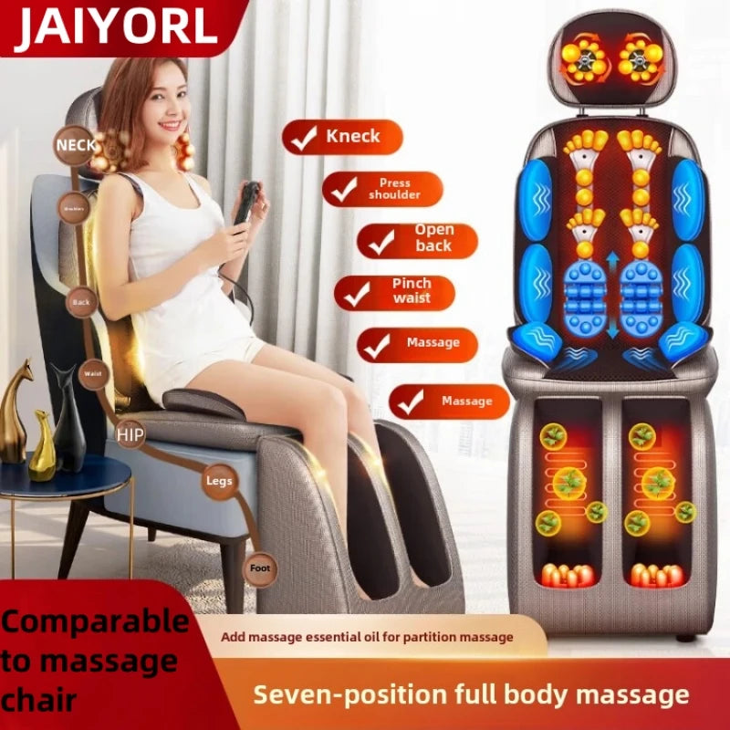 Massage Chair Full Body Kneading Neck Back Waist Leg Infrared Heating - MobilityBuy.com