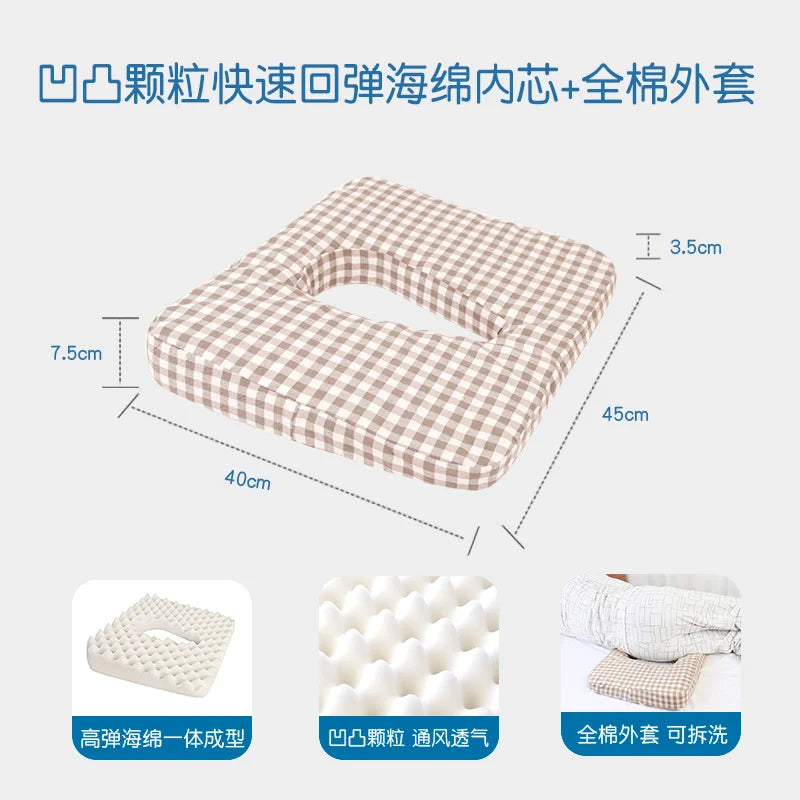 Premium Aliexpress wheelchair seat cushion for anti-bedsore support, featuring orthopaedic pressure relief design.
