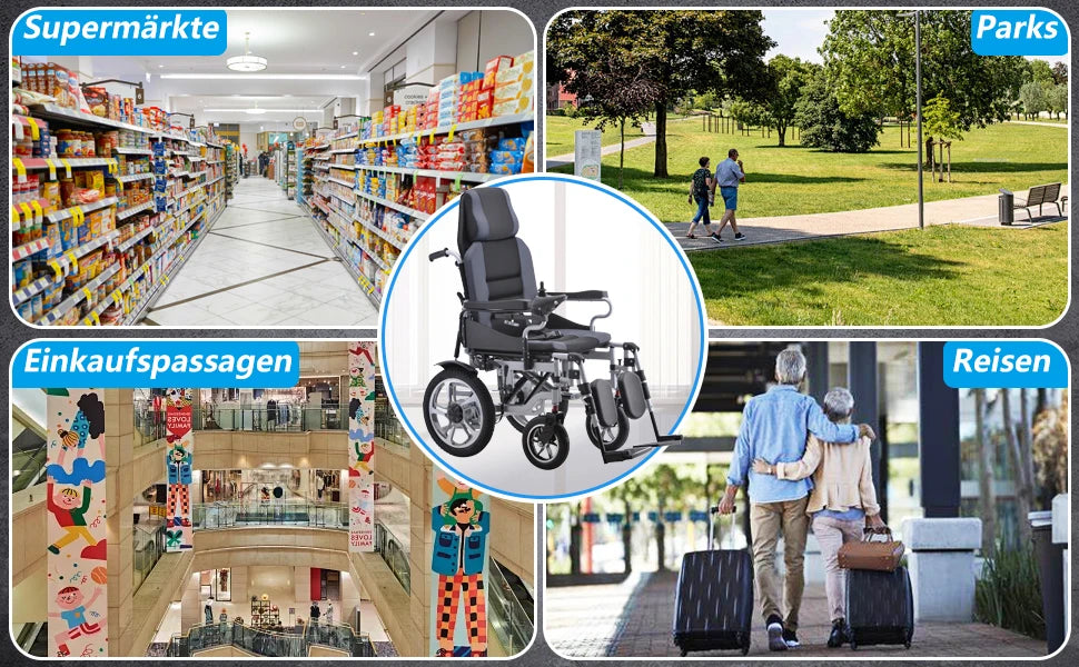 Folding Reclineing bed --     Electric Wheelchair - MobilityBuy.com