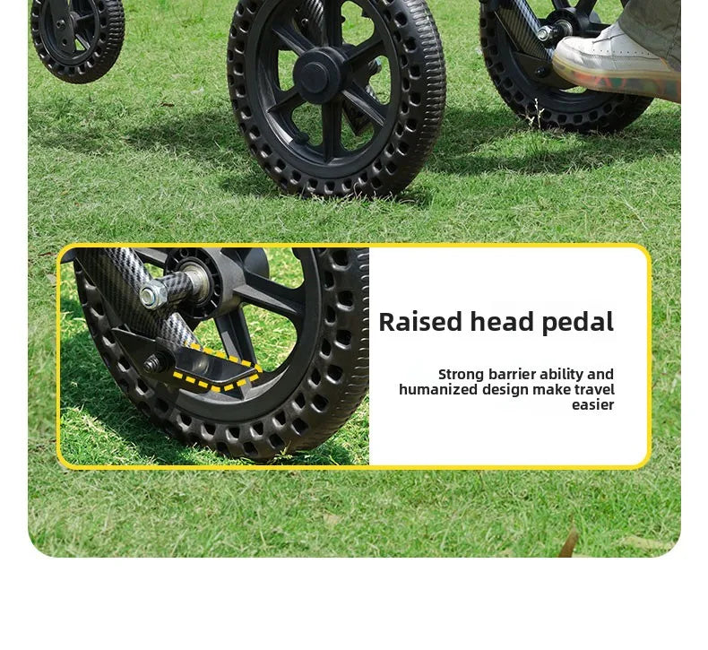 Small foldable, lightweight wheelchair - travel, portable trolley for airplanes - MobilityBuy.com