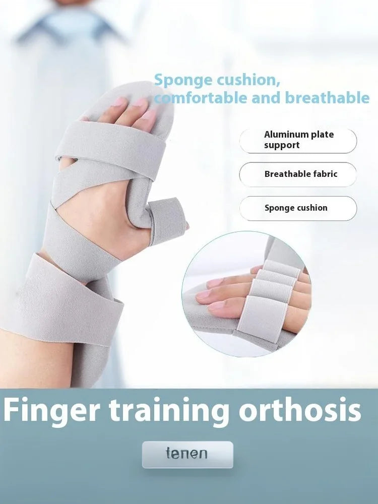Adjustable Stroke Hand Brace Support splint by MobilityBuy, designed for wrist stability and comfort in recovery.