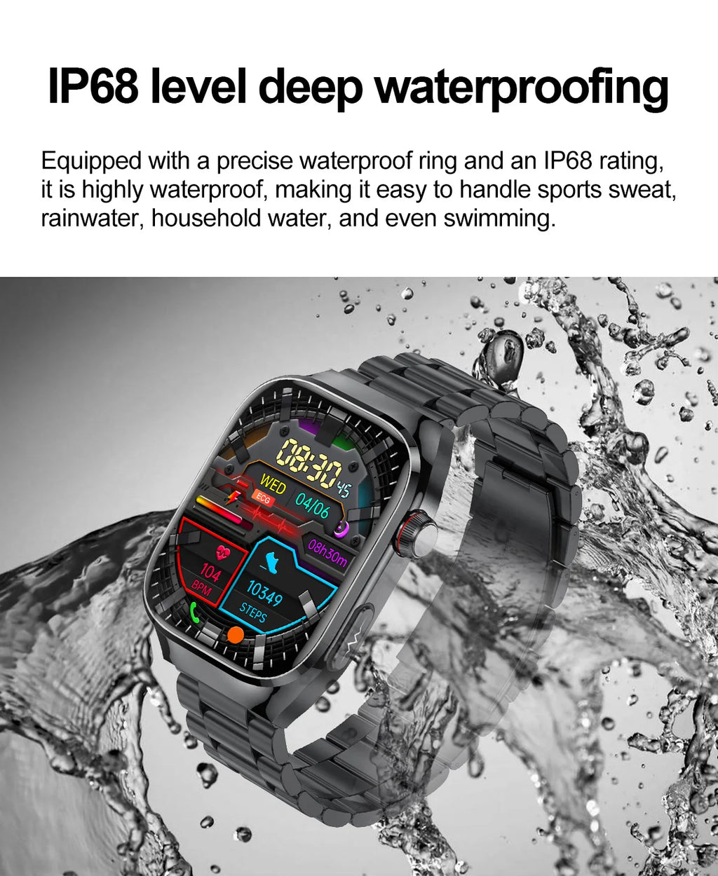 2025 New Micro Physical Examination Smart Watch - Health Stats, Bluetooth Call - MobilityBuy.com