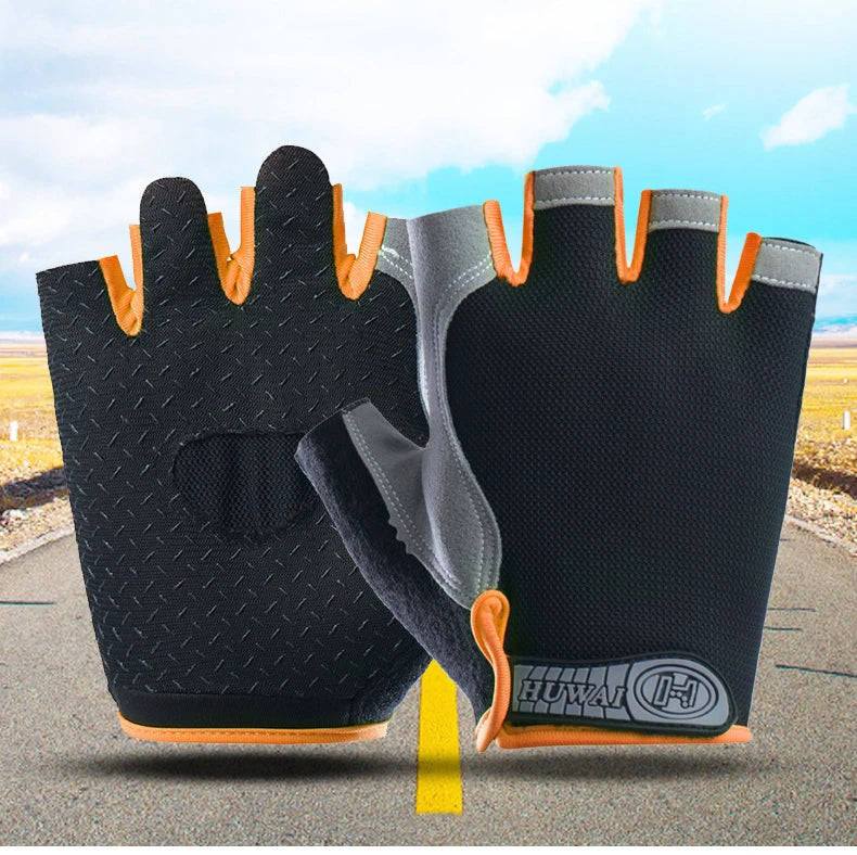 Pushing Gloves for Wheelchair, Cycling, Gym Fingerless Gloves
