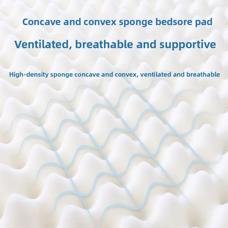 Premium orthopaedic pressure relief cushion for wheelchair with anti-bedsore design, featuring soft, supportive materials.