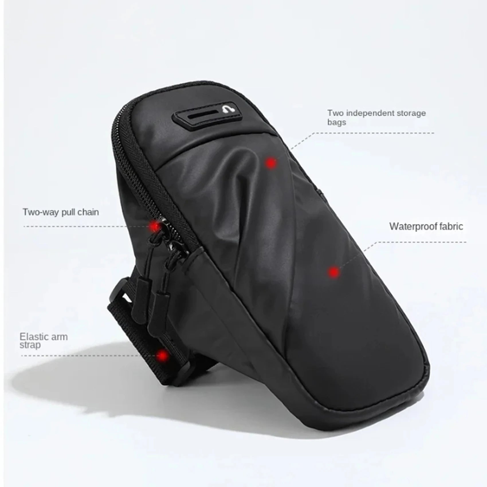 Memory arm bag by Aliexpress with headphone jack, waterproof design, and breathable phone holder for active use.