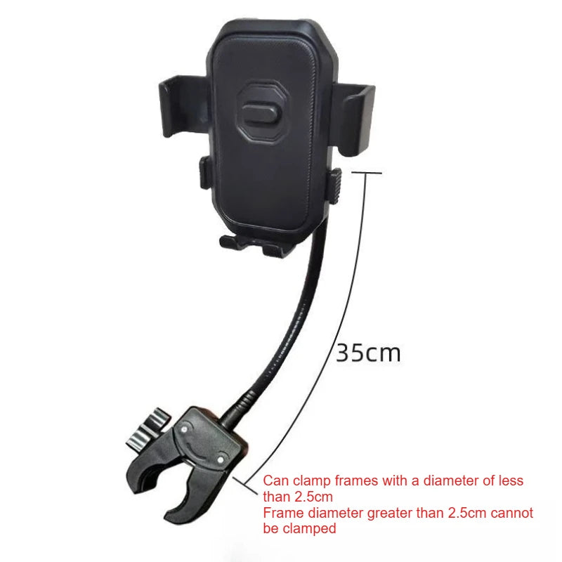 Electric Wheelchair Mobile Phone Stand For Live Streaming Rotating Accessories - MobilityBuy.com 