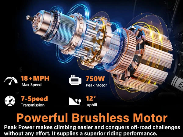 48V 500W Brushless Electric Tricycle for Adults Folding E Bike with Large Basket - MobilityBuy.com 