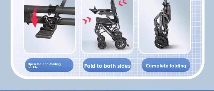 Small power wheelchair, lightweight, foldable - MobilityBuy.com