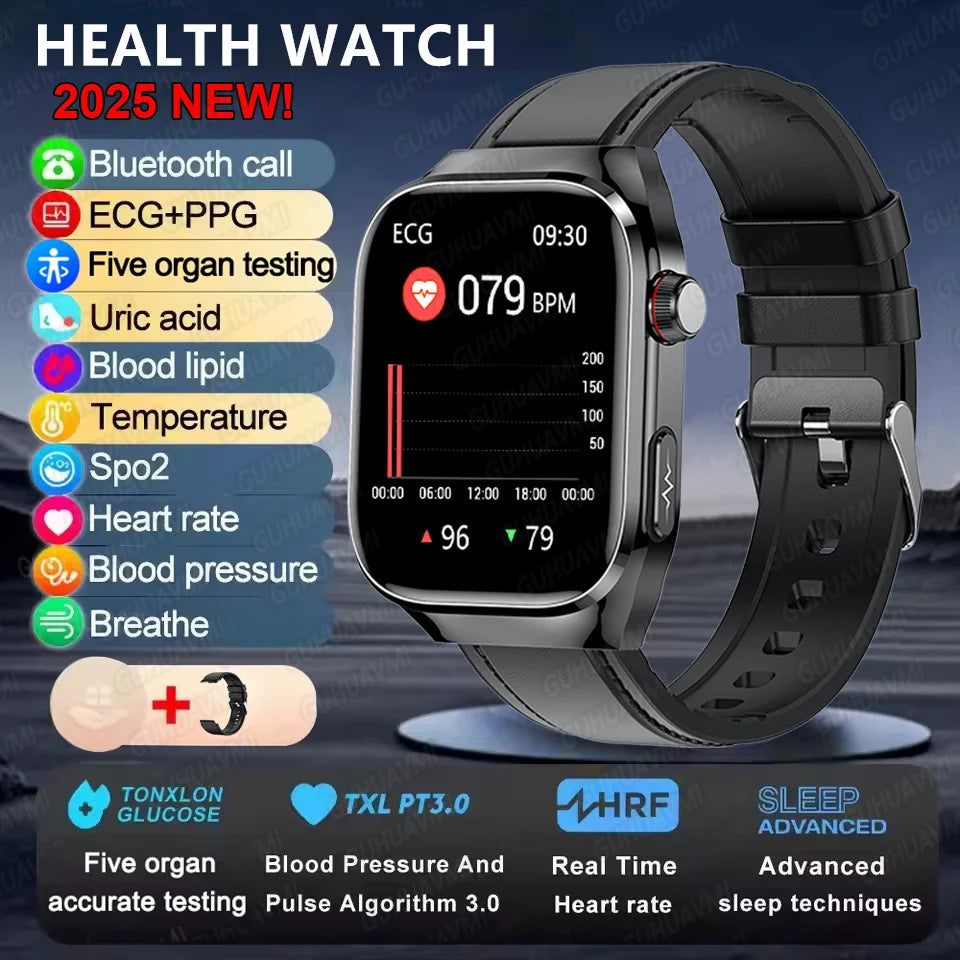 2025 New Micro Physical Examination Smart Watch - Health Stats, Bluetooth Call - MobilityBuy.com